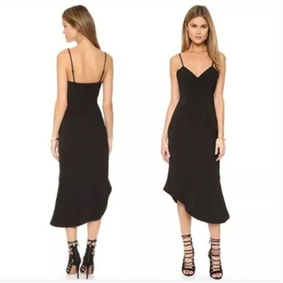 NWOT ANTHROPOLOGIE KEEPSAKE THE LABEL RUFFLED COCKTAIL Dress M - Picture 3 of 14